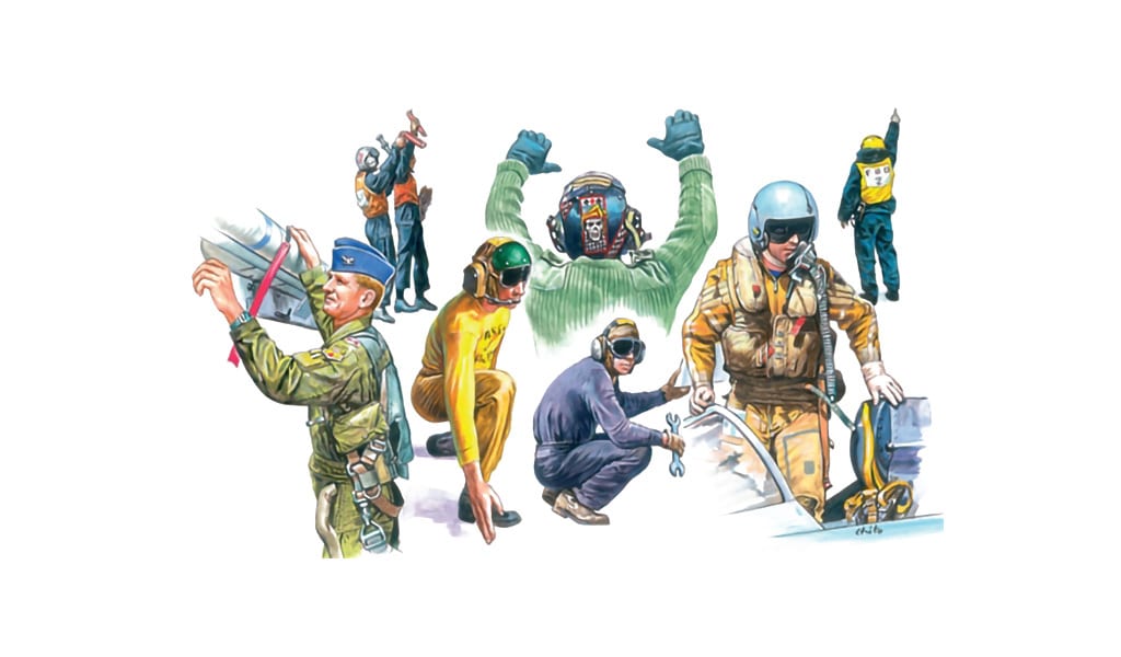 1246_001 Italeri Nato Pilots And Ground Crew C 1246 - Image 1