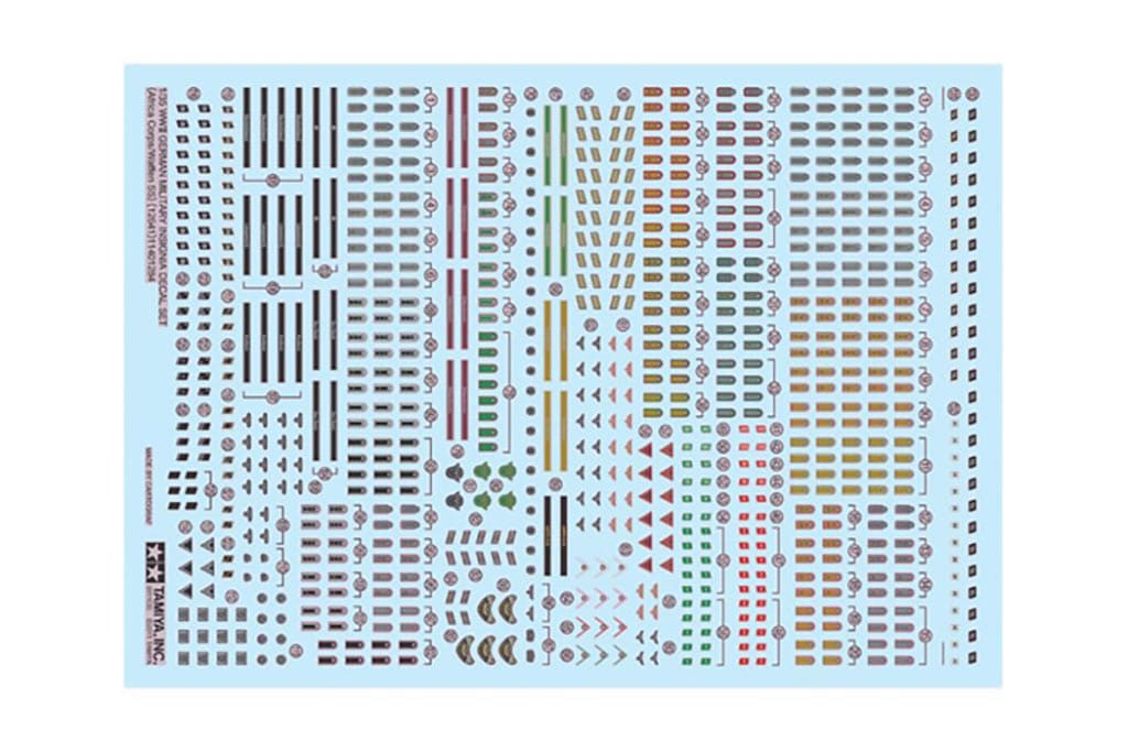 12641_1 Tamiya Wwii German Insignia Decal Set Ii 12641 - Image 1