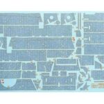 Tamiya 1/35 Elefant Zimmerit Sticker Sheet 12644