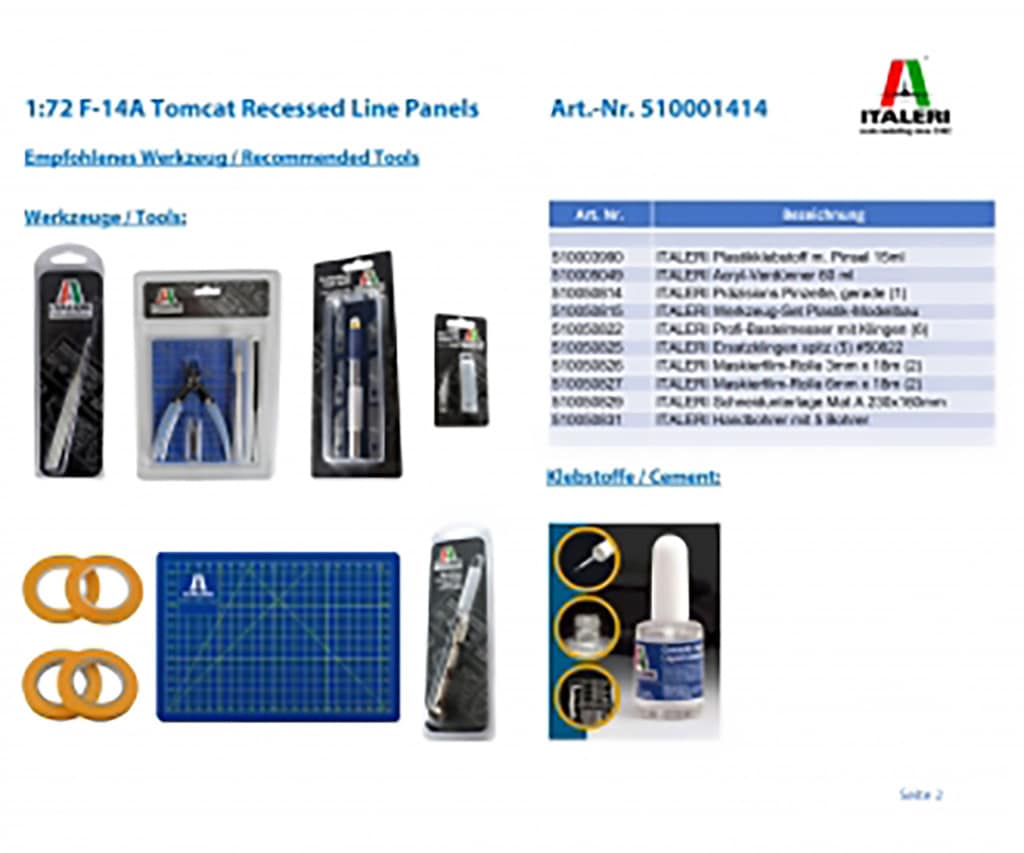 1414_01 Italeri 1/72 F-14A Tomcat 1414 - Image 1