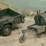 Italeri 250 Gal.S Tank Trailer And M101 Car 229