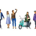 Tamiya 1/24 Campus Friends Ii - Modern Figures X 5 24356