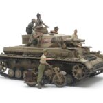 Tamiya IV.F & MOTORCYCLE N. AFRICA 25208