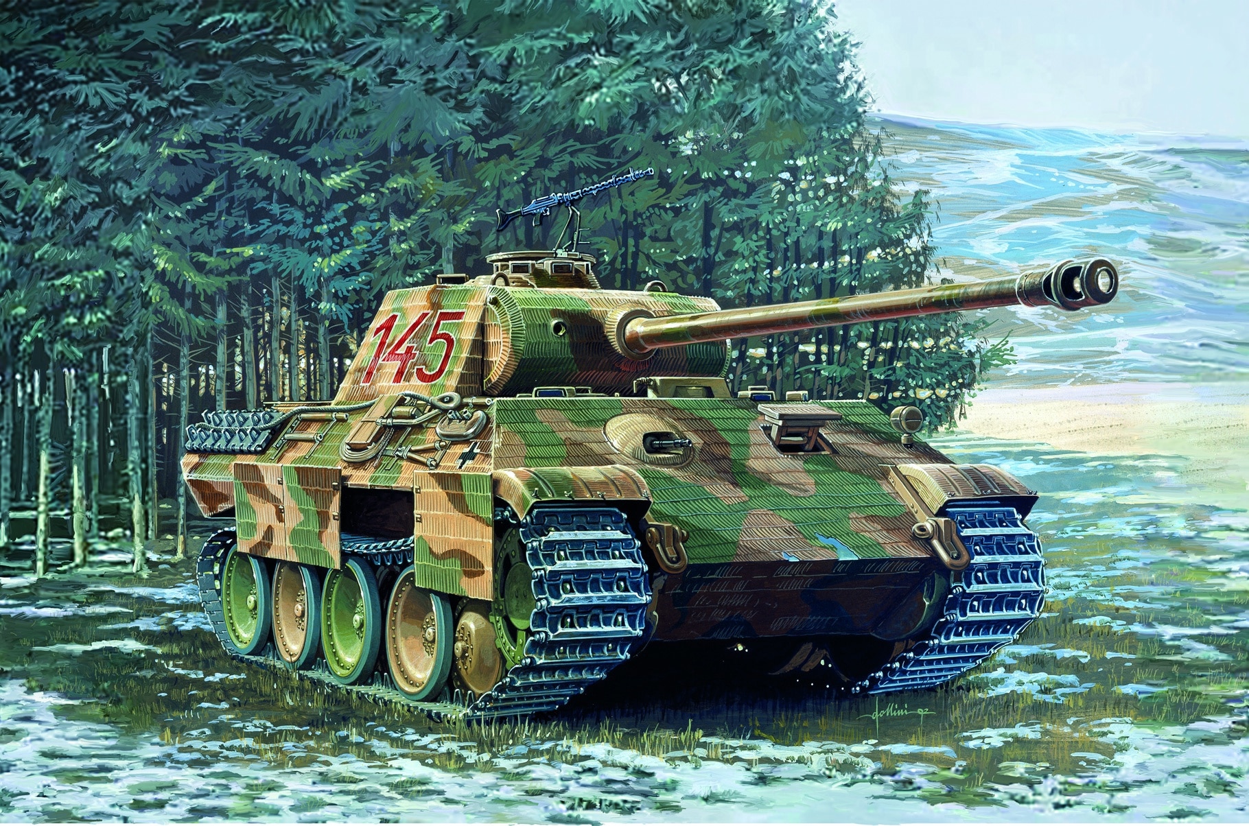 270_1 Italeri Panther Ausf.A 270 - Image 1