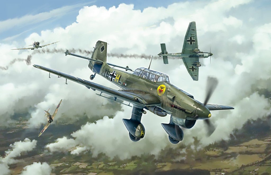 2807_01 Italeri Ju-87B Stuka-Battle Of Brit 80 C 2807 - Image 1