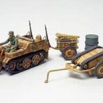 Tamiya Kettenkraftrad With Cart & Goliath 32502