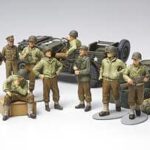 Tamiya Wwii Us Army Infantry & Jeep 32552