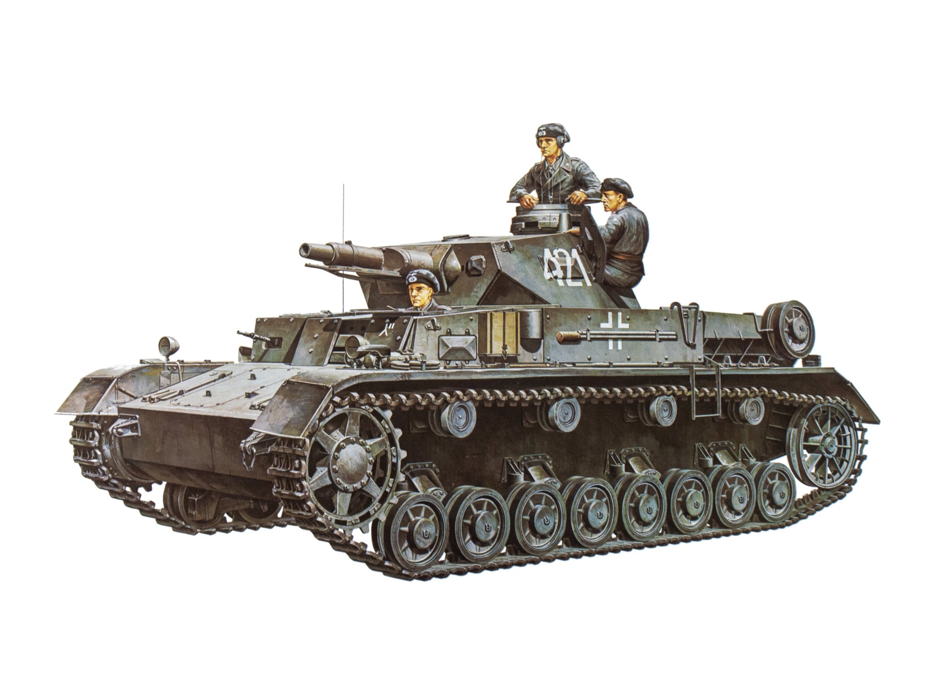 35096_001 Tamiya German Pzkpw Iv Ausf D 35096 - Image 1