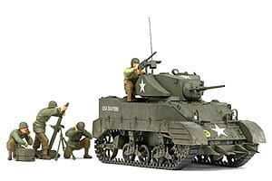 35313 Tamiya 1/35 M5A1 W/4 Figures 35313 - Image 1