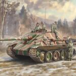 Italeri Jagdpanther with winter crew RR 6564