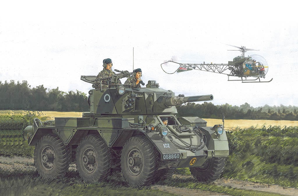 d3554_1 Dragon 1/35 British Armored Car Saladin D3554 - Image 1