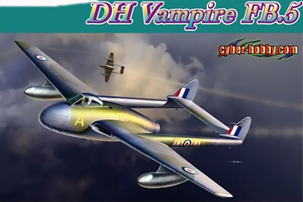 d5085_1 Dragon Ch Fighter Bomber Vampire D5085 - Image 1
