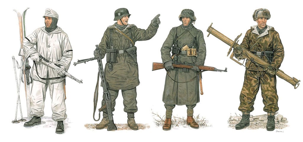 d6705_1 Dragon 1/35 Winter German Infantry D6705 - Image 1