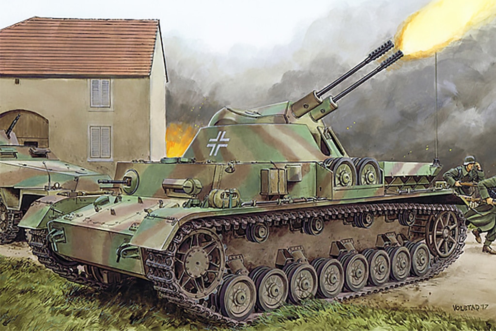 d6889_1 Dragon 1/35 Flakpanzer IV (3CM) Kugelblitz D6889 - Image 1