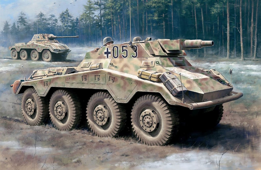 d6964_1 Dragon 1/35 Sd.Kfz 234/3 Mit 7.5Cm Kwk D6964 - Image 1