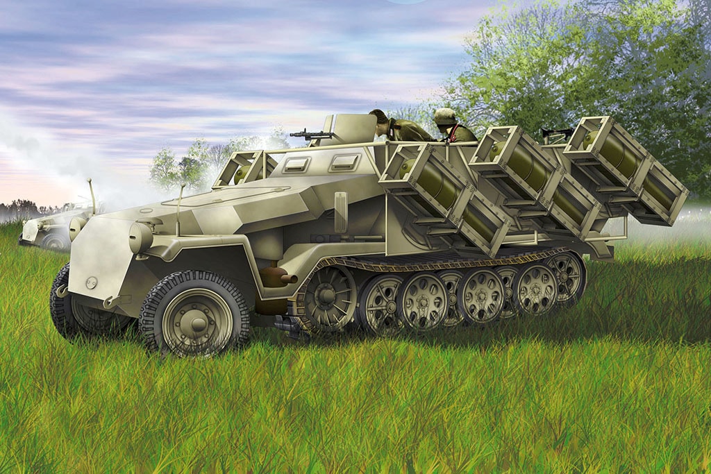 d7306_1 Dragon 1/72 Sdkfz.251 Ausfc Wurfrahmehn 40 D7306 - Image 1
