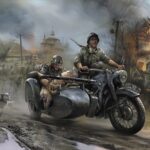 Zvezda German Wwii R12 Sidecar And Crew Z3607