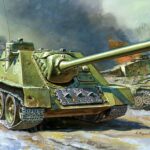 Zvezda Soviet Self Propelled Gun Su-100 Z5044