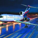 Zvezda Tu-154M Russian Airliner Z7004