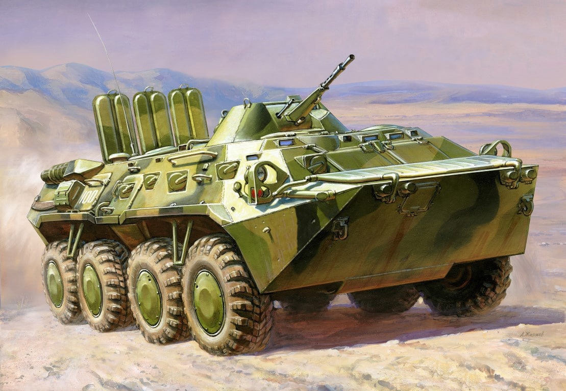 z7401_1 Zvezda 1/100 Btr-80 Z7401 - Image 1