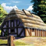 Zvezda European thatched country house RR Z8532