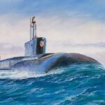 Zvezda Ssbn "Borie' Nuclear Submarine Z9058