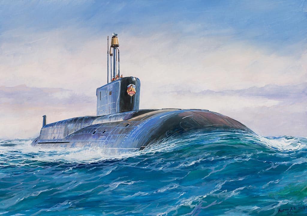 z9058_1 Zvezda Ssbn "Borie' Nuclear Submarine Z9058 - Image 1