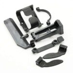 FTX Vortex Parts Rudder, Tabs Batt Tray, Motor Holder FTX0713