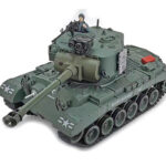 Brother Tank RC Tank 1/18th USA M26 Pershing 'Snow Leopard' Green BT-814