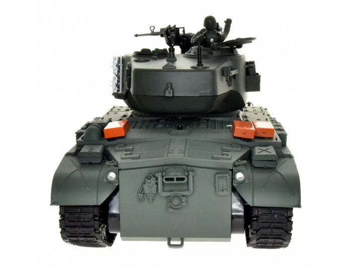 Brother Tank RC Tank 1/18th USA M26 Pershing 'Snow Leopard' Green BT-814 - Image 8
