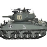 Brother Tank RC Tank 1/18th Usa M4A3 Sherman Green BT-828