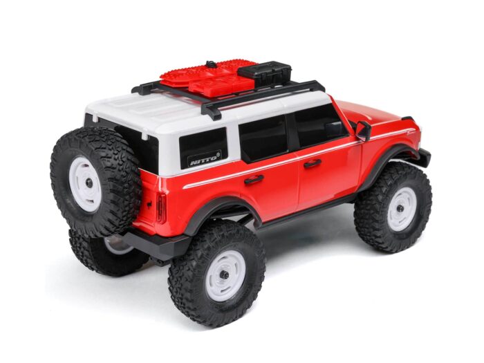 Axial 1/24 SCX24 Ford Bronco 4X4 RTR (inc Battery & Charger) Red AXI00006V2T6 - Image 2