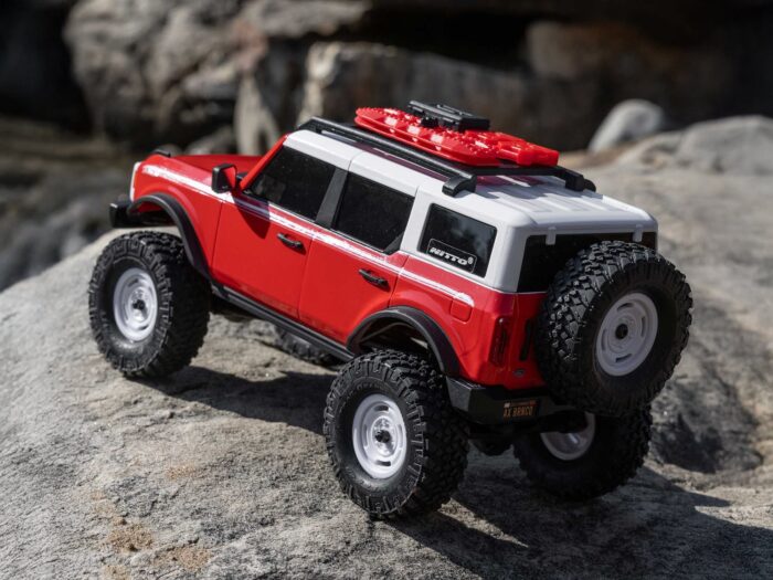 Axial 1/24 SCX24 Ford Bronco 4X4 RTR (inc Battery & Charger) Red AXI00006V2T6 - Image 3