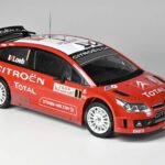 IXO Collections Citroen C4 WRC 2008 Red 1/8th Scale Metal & Plastic Kit IXCCC4FK