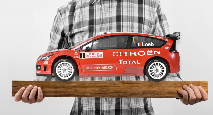 IXO Collections Citroen C4 WRC 2008 Red 1/8th Scale Metal & Plastic Kit IXCCC4FK - Image 2
