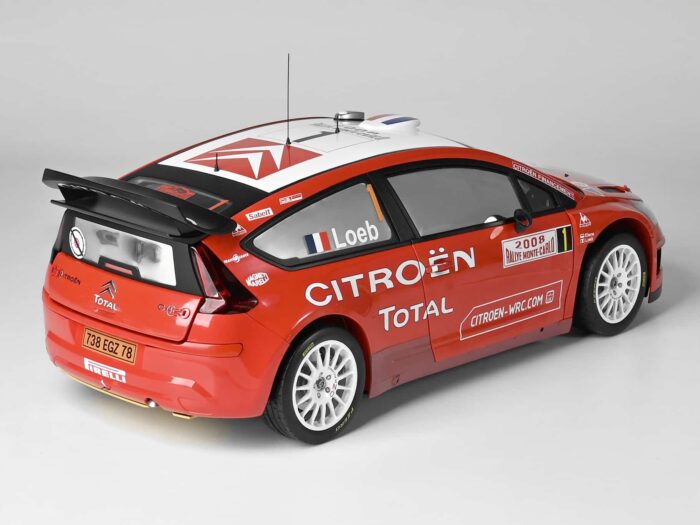 IXO Collections Citroen C4 WRC 2008 Red 1/8th Scale Metal & Plastic Kit IXCCC4FK - Image 10