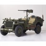 IXO Collections Willys Jeep & Accessories 1/8th Scale Metal & Plastic IXCJPWFK