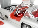 IXO Collections Mercedes 300 SL Silver 1/8th Scale Metal & Plastic Kit IXCMBCFK - Image 12