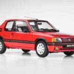 IXO Collections Red Peugeot 205 1.9 GTI 1/8th Scale Metal & Plastic Kit IXCPEUFK