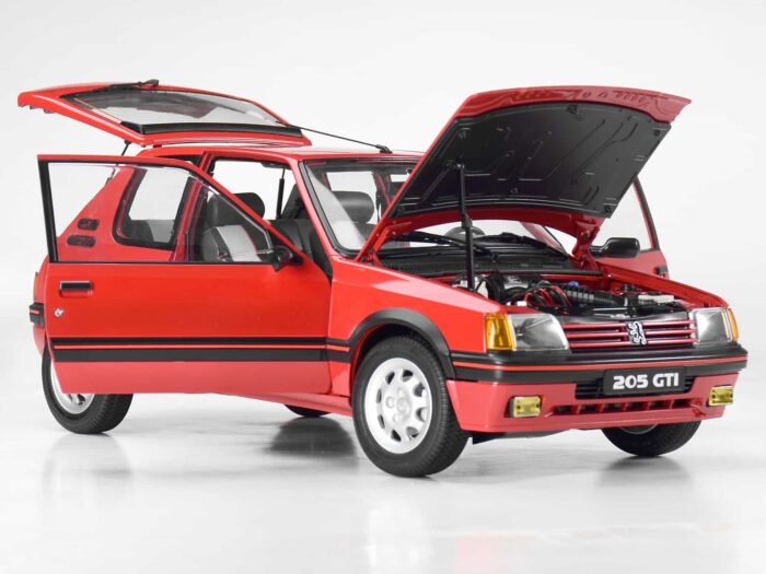 IXO Collections Red Peugeot 205 1.9 GTI 1/8th Scale Metal & Plastic Kit IXCPEUFK - Image 6