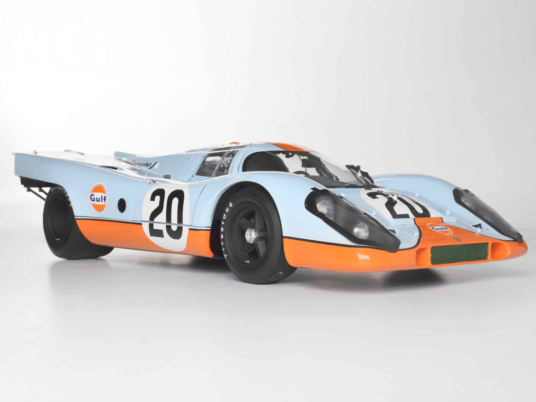 IXCPORFK_001 IXO Collections Porsche 917 KH 20 Gulf 1/8th Scale Metal & Plastic IXCPORFK - Image 1