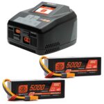 Spektrum Smart Powerstage 8S Surface Bundle: 2x G2 5000mAh 4S LiPo SPMXPSS850I
