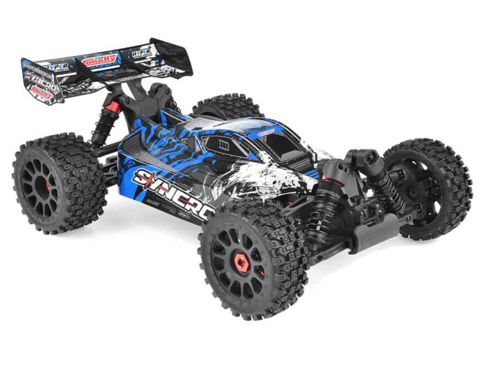 Corally Syncro-2 1/8th Brushless 3-4S Basher Buggy RTR Blue C-00289-B - Image 2