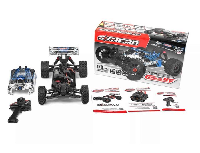 Corally Syncro-2 1/8th Brushless 3-4S Basher Buggy RTR Blue C-00289-B - Image 8