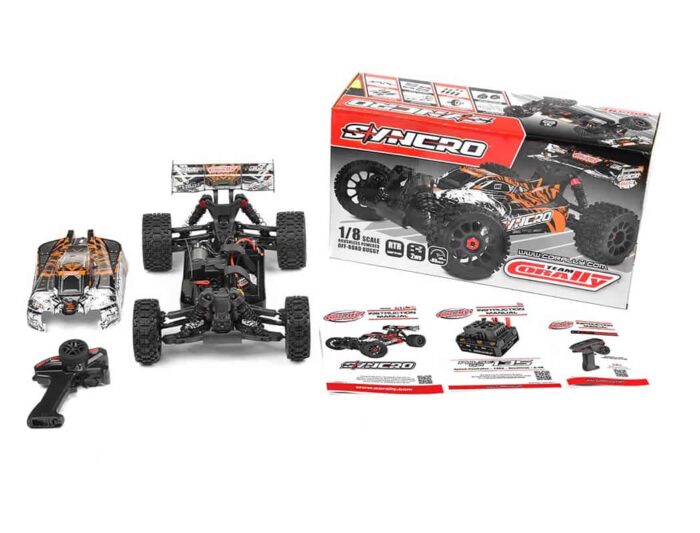 Corally Syncro-2 1/8th Brushless 3-4S Basher Buggy RTR Orange C-00289-O - Image 8