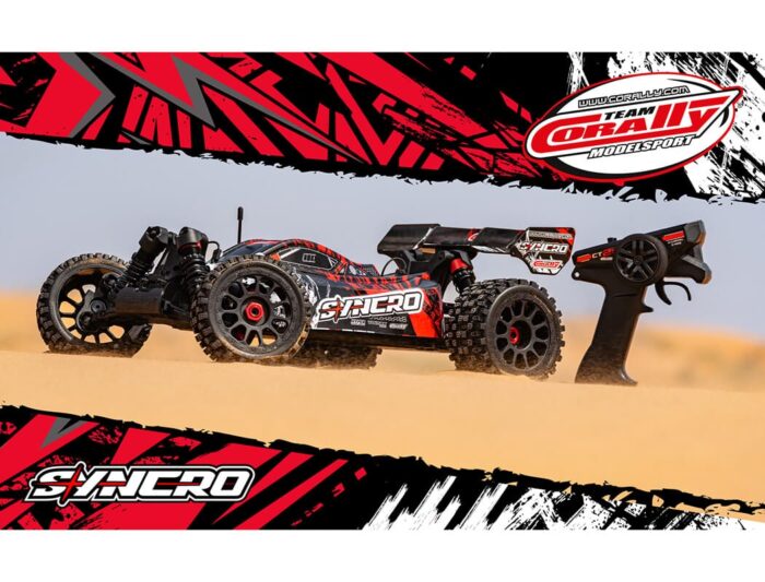Corally Syncro-2 1/8th Brushless 3-4S Basher Buggy RTR Red C-00289-R - Image 32