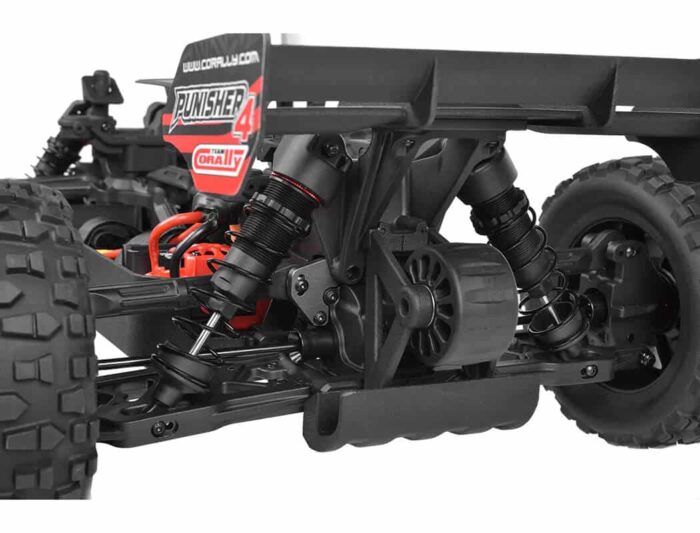 Corally Punisher 4 Brushless 4S Basher Truck RTR Red C-00292-R - Image 17