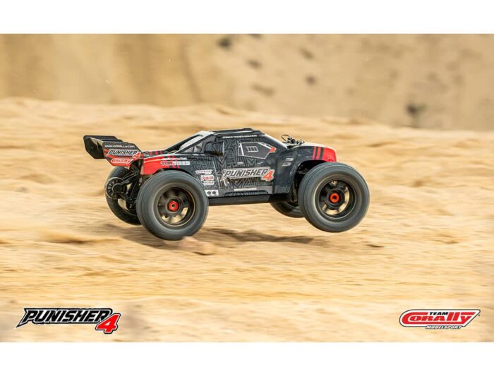 Corally Punisher 4 Brushless 4S Basher Truck RTR Red C-00292-R - Image 41