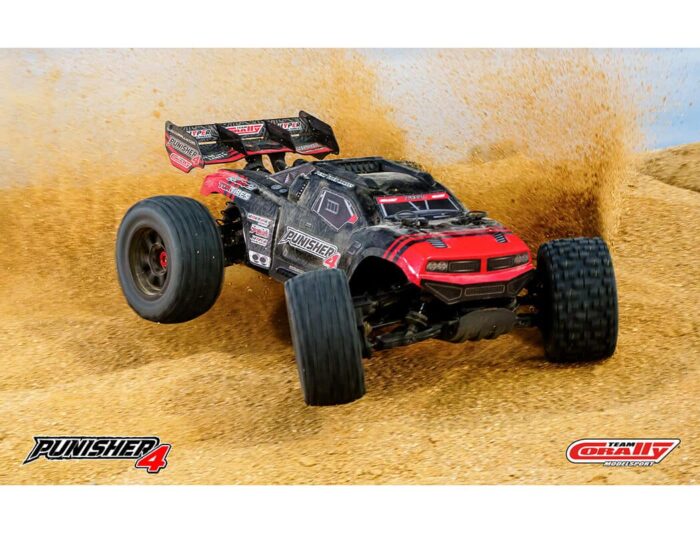 Corally Punisher 4 Brushless 4S Basher Truck RTR Red C-00292-R - Image 43