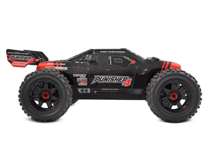 Corally Punisher 4 Brushless 4S Basher Truck RTR Red C-00292-R - Image 5